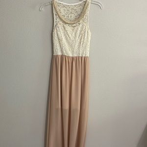 Floor length dress